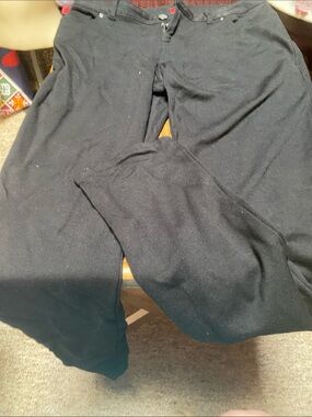 Izod jr size 4 Black brush cotton pants-